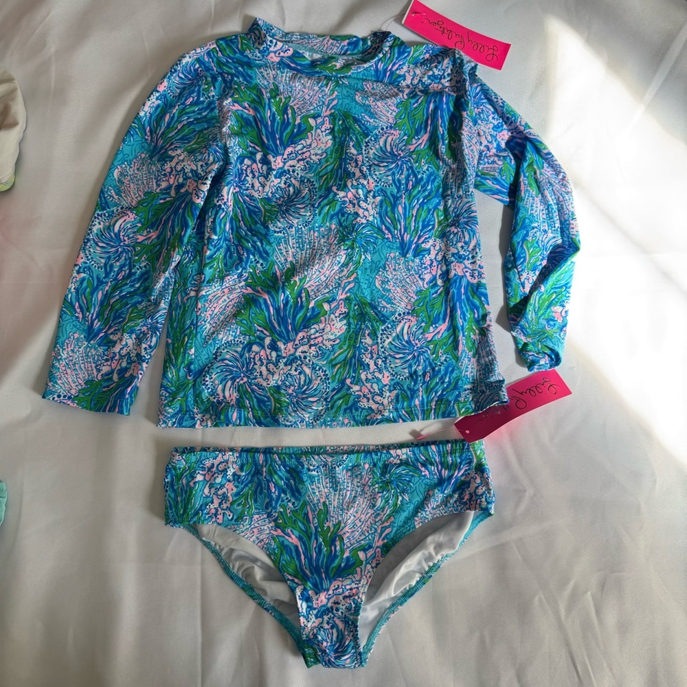 Lilly Pulitzer Girls swimsuit 12